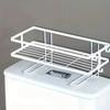 Non Perforated Bathroom Toilet Shelf Organizer Iron Bracket Shelves Floor Mount Bathroom Miscellaneous Storage Rack Accessories