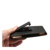 Pour Samsung Galaxy Quantum 6 (2025) Housse Ceinture Exécutif Clip 360 Cuir Synthétique - Noir