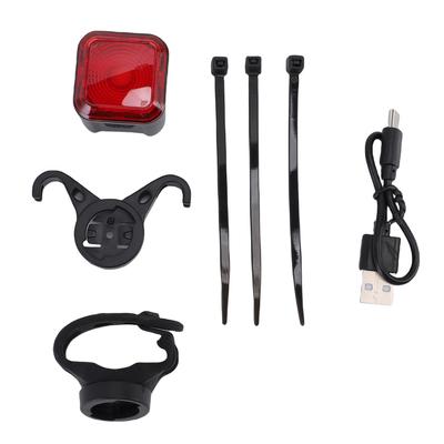 Fahrrad-Rücklicht Wiederaufladbar Intelligente Bremslichter Erkennung USB C Wiederaufladbar Nachtfahrt Warnlicht IP55 Regensicher für