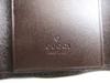 Authentic GUCCI GG Beige Canvas Dark Brown Leather 6 Pics Key Chain #b099  Open box