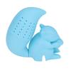 Food Grade Silicone Squirrel Shape Tea Strainer Cute Squirrel Shaped Tea Infuser Filter Blue