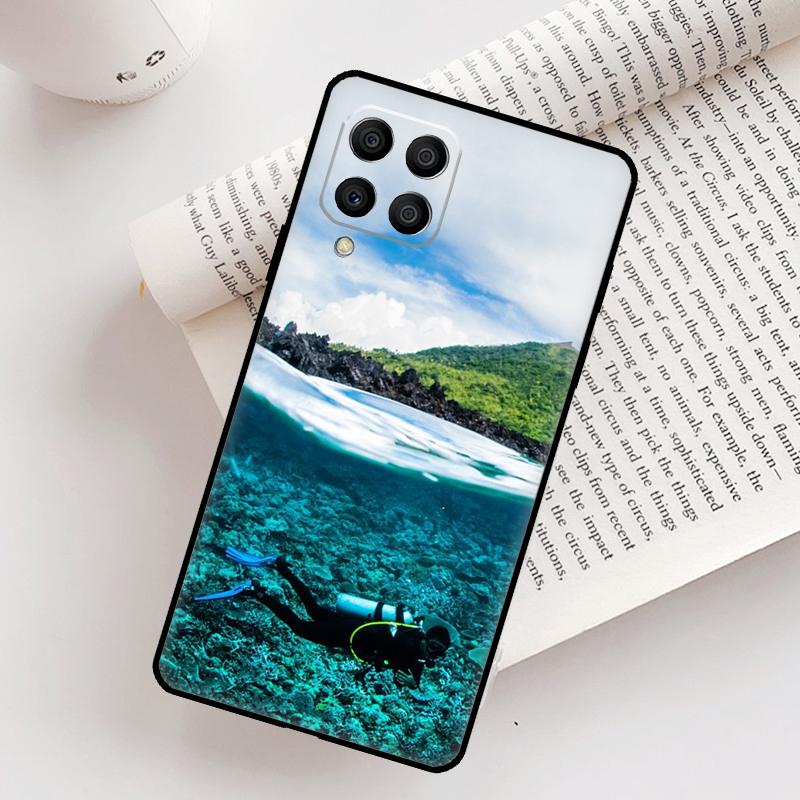Scuba Diving Diver Case For Samsung Galaxy M12 M56 M06 M32 M52 M35 M55 M15 M11 M13 M14 M16 M36 M31 M53 M34 M54