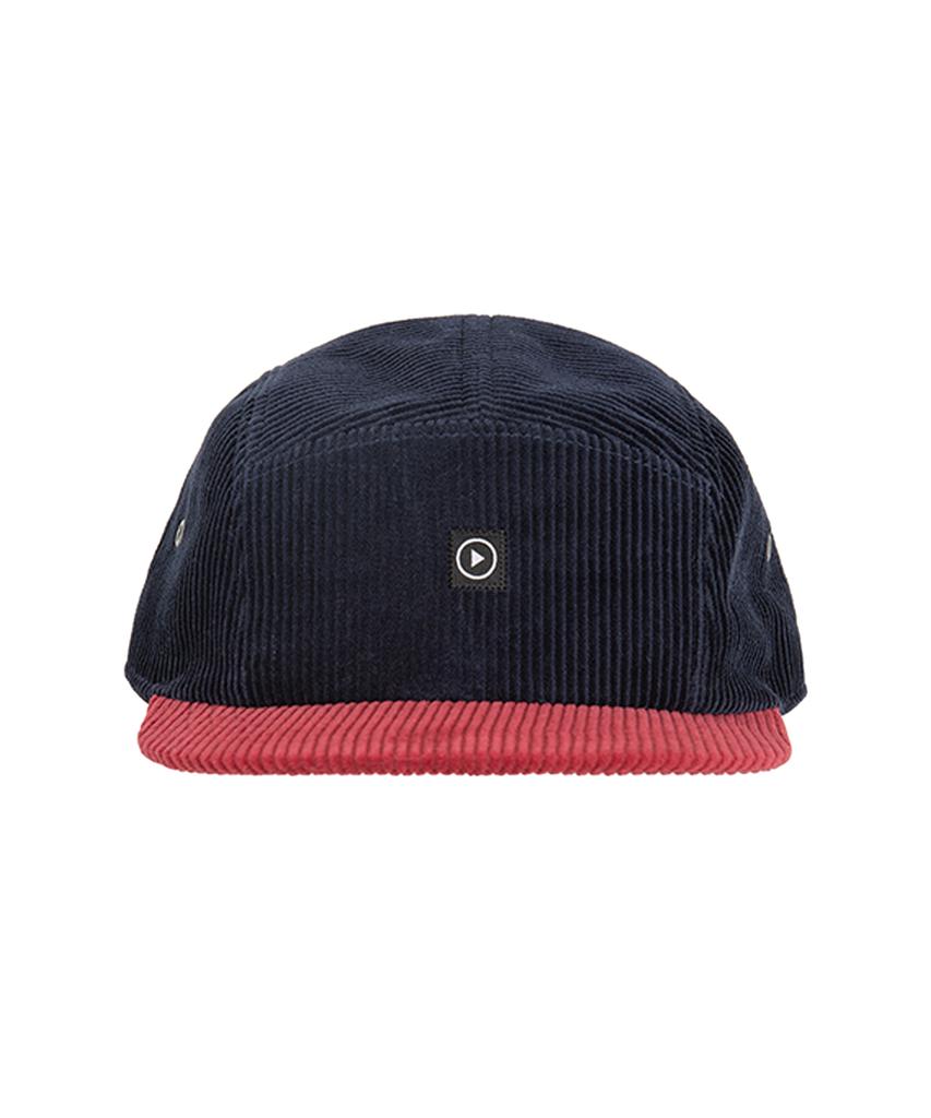Gesison Corduroy Logo Camp Cap_Navy