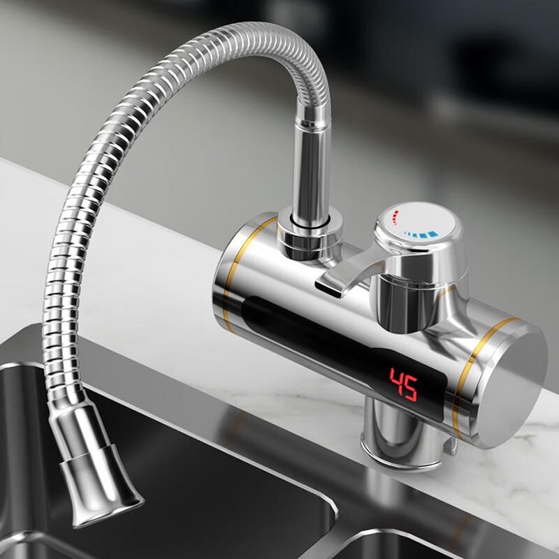 SBPG Wandmontierte Edelstahl-Sofort-Warm- und Kaltwasserarmatur