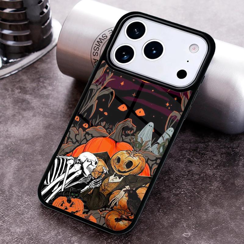 Halloween Phone Case for iPhone 17 16 15 Pro Max Air 14 13 12 11 Plus Shockproof Cover