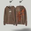 Travis Scott Inverted Hook Fleece Hoodie & Lässige Hose für Herren/Damen