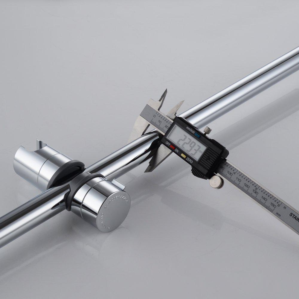 Height-Adjustable Shower Head Holder for 18-25mm Pipes
