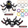 Halloween Spider Octopus Ring Toss Game Inflatable Toy Gifts Kids Halloween Party Decoration Indoor Outdoor Family Throwing Game