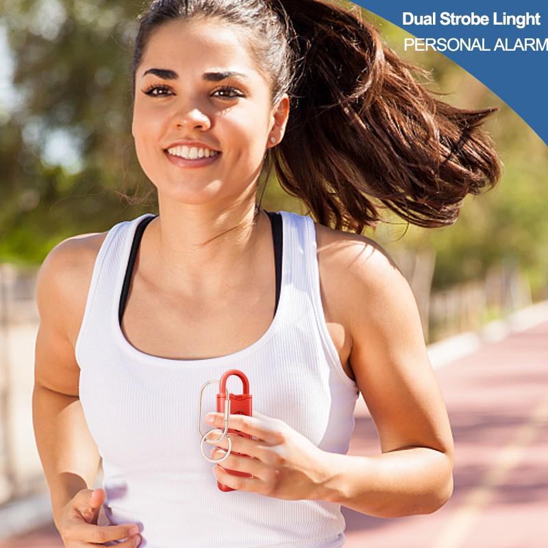 Women's Self-Defense Alarm: Loud Anti-Wolf Device with Strobe Lights for Personal Safety