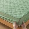 Waterproof Mattress Cover Quilted Fitted Sheet Queen Size Fit Sheet With Elastic Band Bedsheet Solid Color Mattress Protector