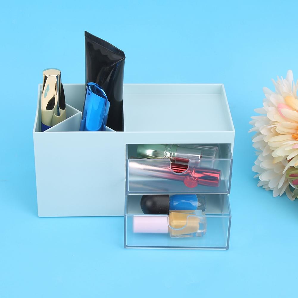 Desktop Multifunction Drawer Jewelry Stationery Storage Box Container Makeup Case Holder   Home