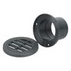 Outlet Exhaust Connector, Round Flat Pipe 60mm Professional Vent Air Ducting Piece