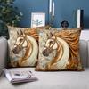 1 Pieces Beautiful Horse Pattern Decorative Cushion Pillow Polyester pillowcase, sofa decorative cushion cov Headboard Pillow