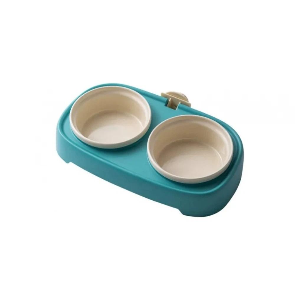 Multi Functional Slanted Pet Feeding Bowl Wall-mountable Detachable Pet Slow Feeder Bowl Anti-Flip Cat Food Bowl Multi-Pet