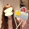 Fashion versatile floral Boston bag girl heart bow handbag new pillow bag single shoulder oblique K