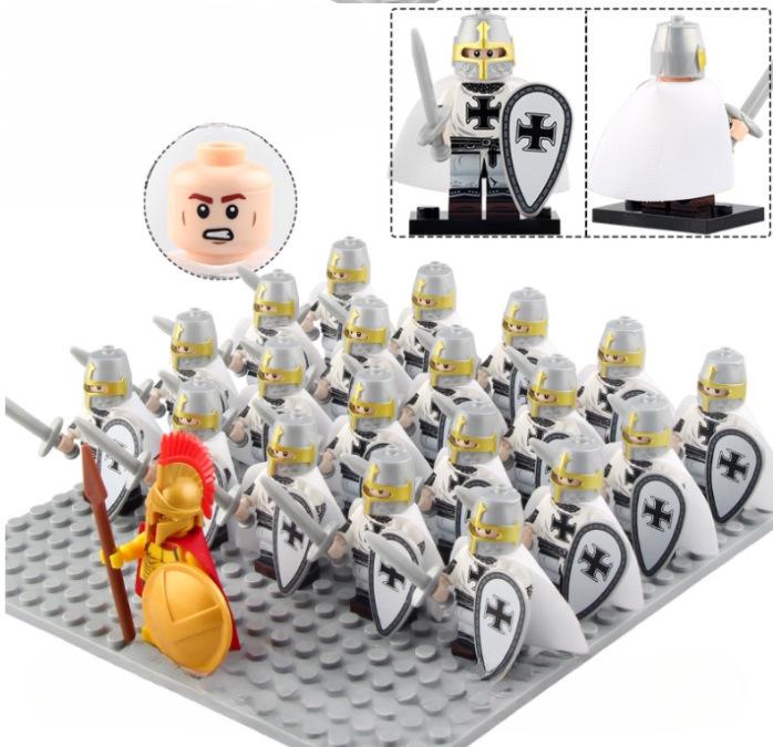 Spartan Warrior Toy Set: 21-Piece Roman Warrior Series for Kids