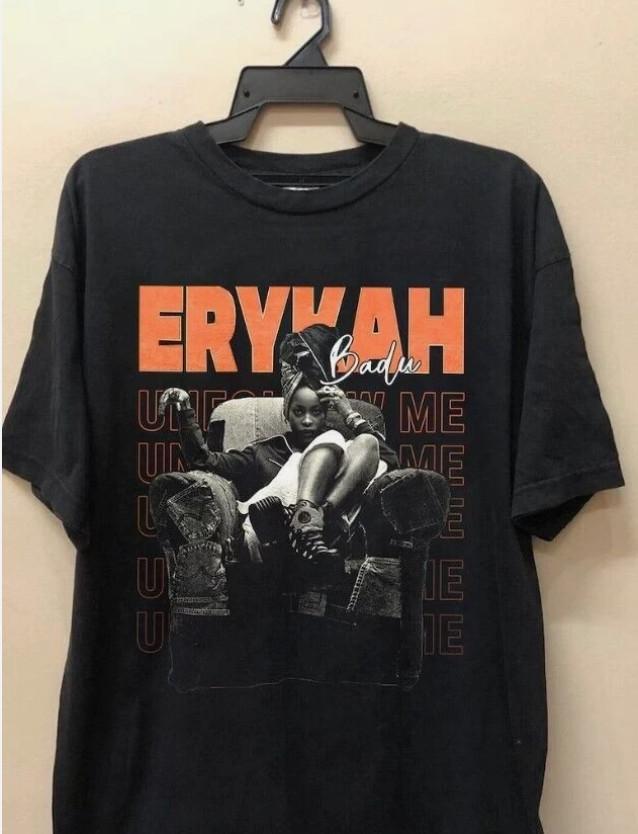 Erykah Badu Graphic tour 2023- Erykah Badu Shirt- Erykah Fans T-shirt Unisex T-Shirt S