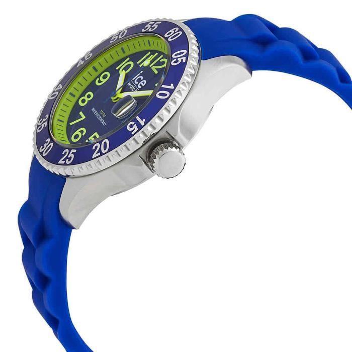 Ceas Ice Watch - Copil - 020363 - Brățară din Silicon Albastru - Rezistent la apă 10 ATM