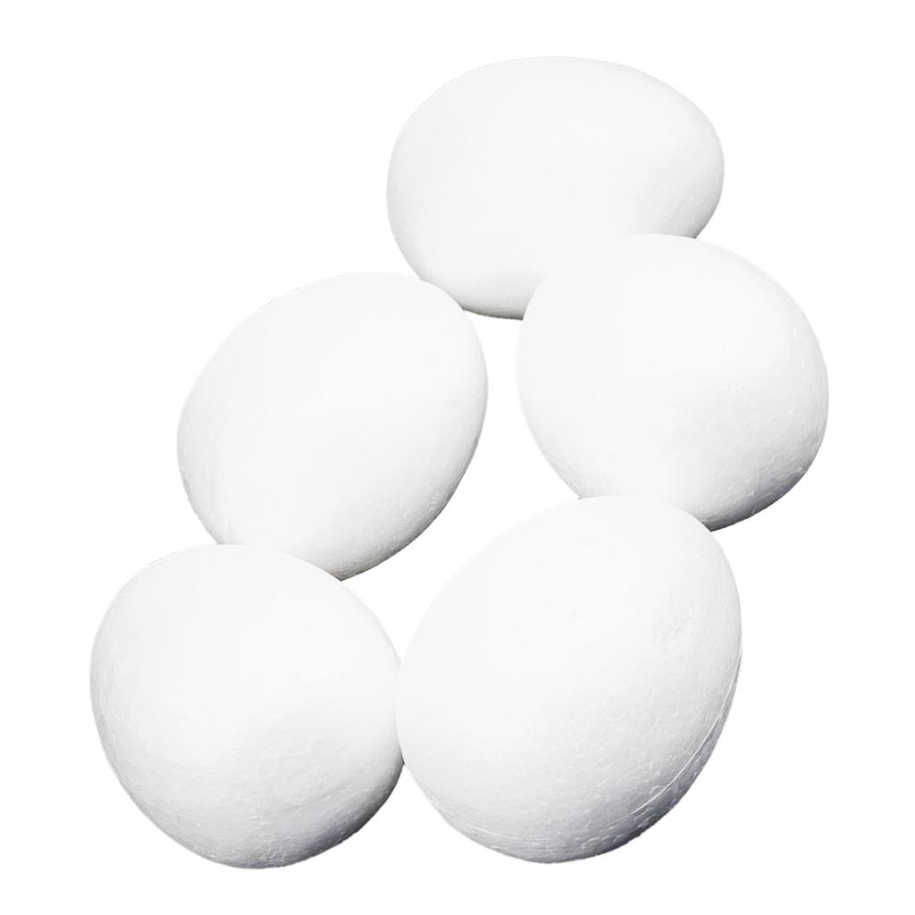 10 Pieces Easter Foam Egg Polystyrene Balls Spheres Craft Supplies Decoration Ball