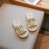 Children's slippers 2025 summer new girls' casual one-word drag outer wear soft-bottomed flat-bottomed slippers foreign-style versatile slippers