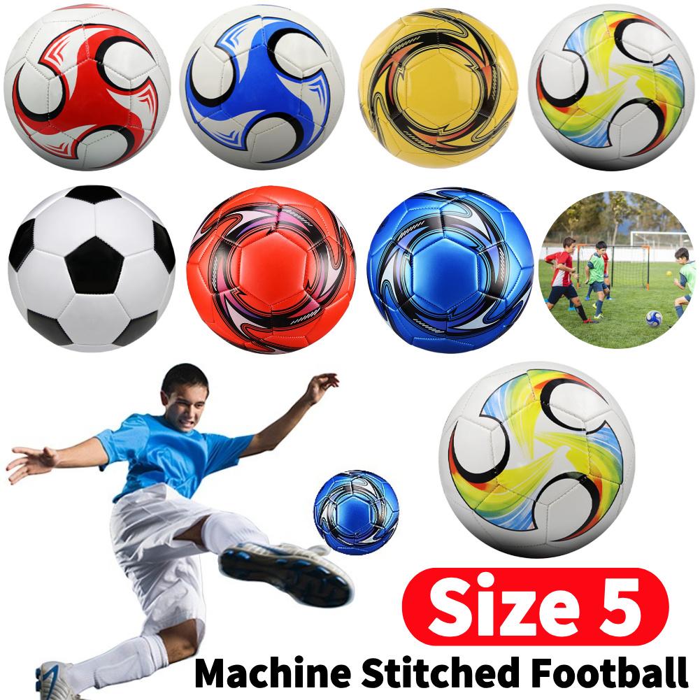 Size 5 Machine Stitched Football Waterproof Inflatable Sports Ball PVC Professional Soccer Ball for Outdoor Sports