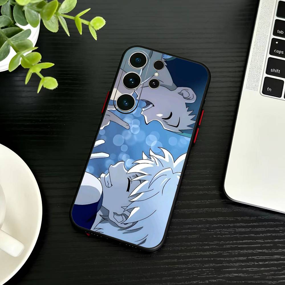 K-Killua Zoldyck H-Hunter X Hunter Phone Case For Samsung S26,S25,S24,S23,S22,S21,S20,Plus,Fe,Lite,Others Black Cover