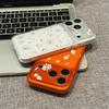 ins small fresh white chrysanthemum suitable for Apple 17/16 large window mobile phone case IP15/14/13 matte 12 fashion 11