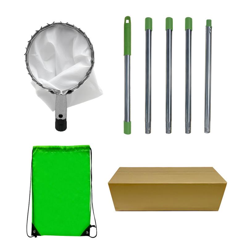 Stainless Steel Telescopic Rod Fruit Picker, Aerial Gardening Tool, Apple Persimmon Picking Fruit Picker, High Branch Saw