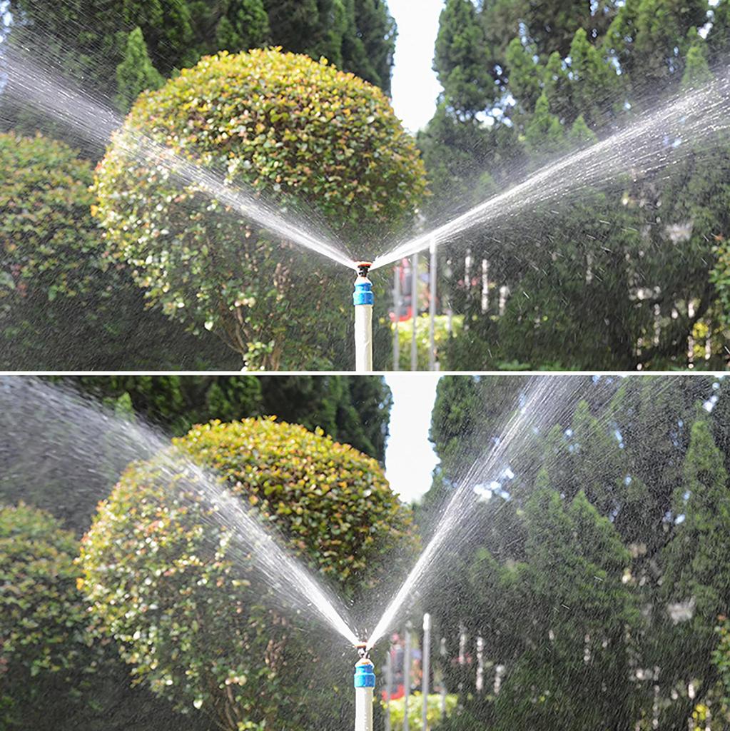 1/2"Male Thread Garden Watering Sprinkler 360° Rotating Lawn Flower Field Orchard Irrigation Nozzle Oscillating Rotary Sprinkler