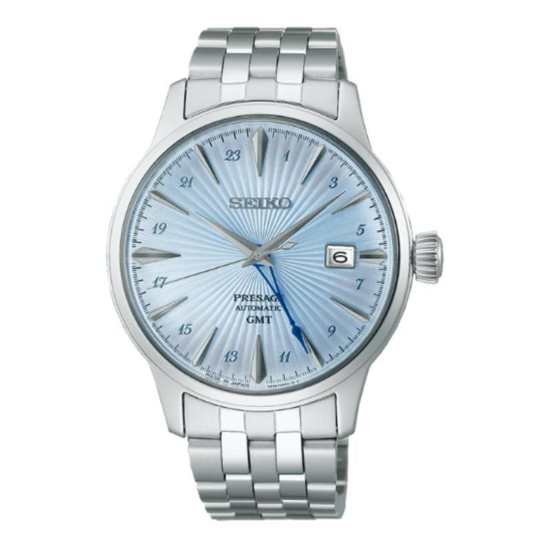 SEIKO Presage series 50m waterproof Automatic Steel Strap men s watch blue dial SARY241 синий