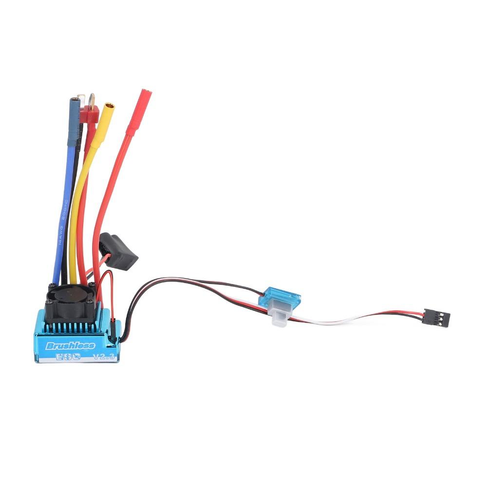 80A RC Car Brushless ESC Aluminum Alloy RC Brushless ESC Durable Brushless ESC  For RC Car