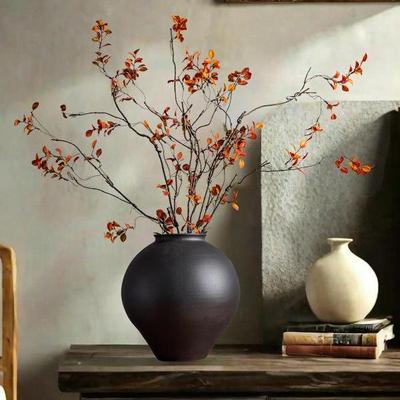 Ceramic Retro Tabletop Vase for Flower Arrangement