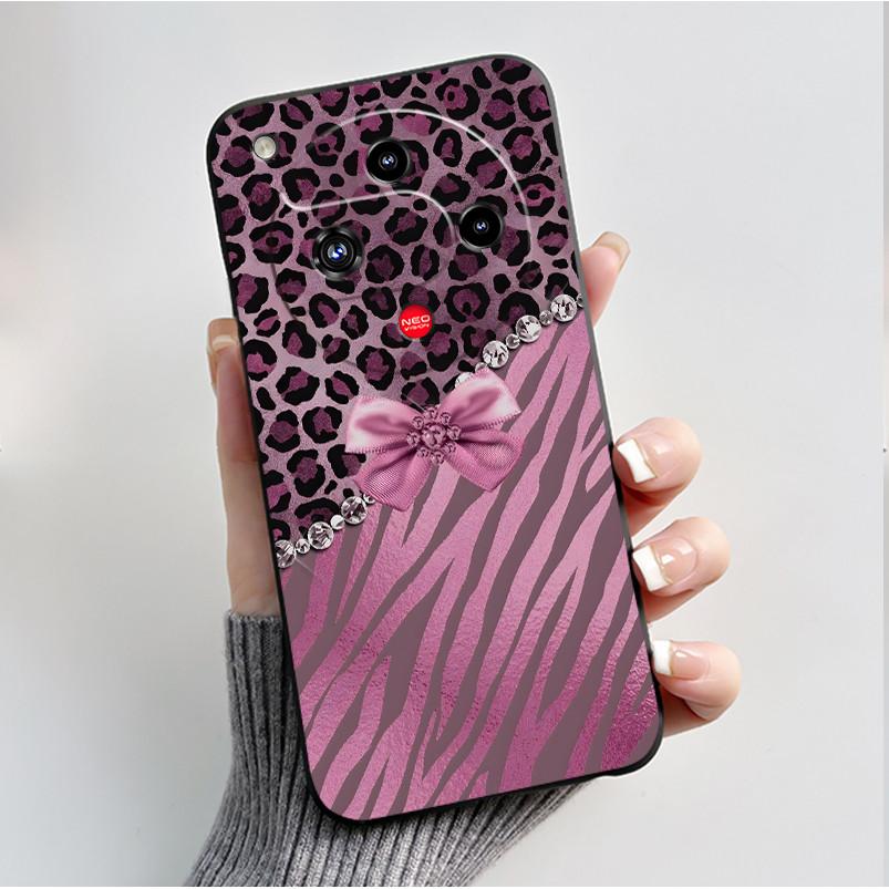 For Nubia Focus 2 5G Z2462N Case Luxury Fashion Butterfly Flowers Soft TPU Silicone Black Cover for ZTE Nubia Focus2 Phone Case