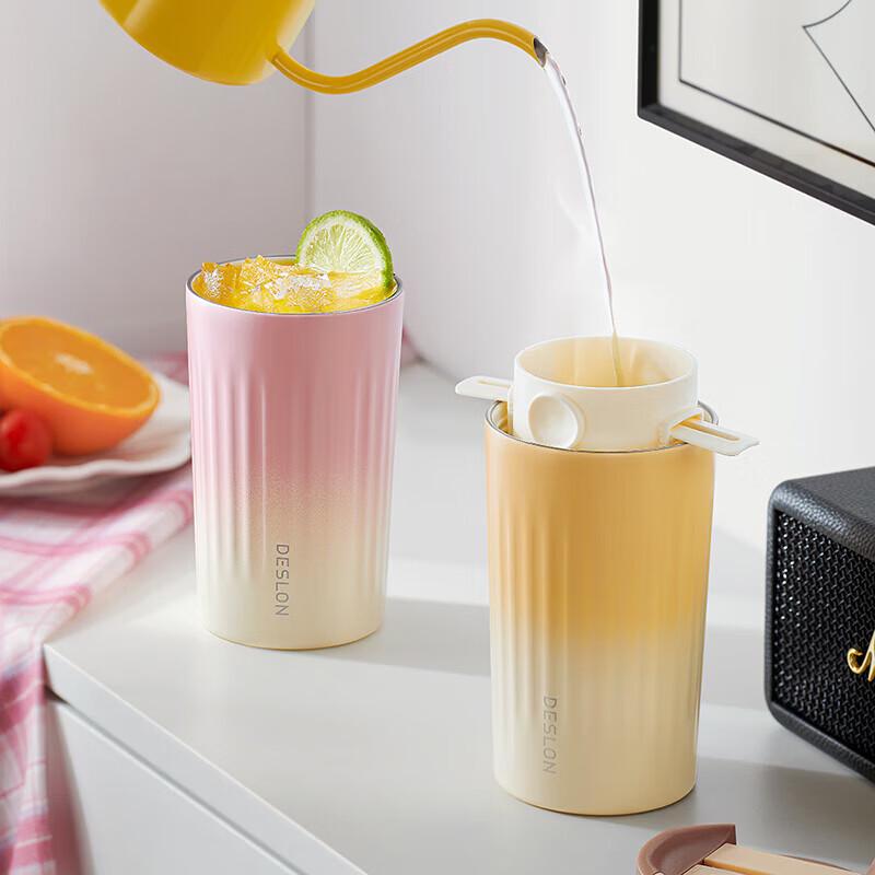

DESLON DZPB-400 Stainless Steel Insulated Coffee Mug