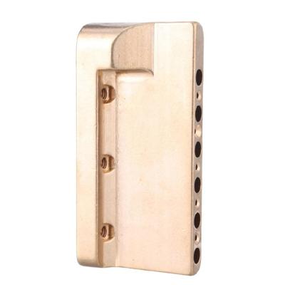 Náhradní blok tremolo kobylky pro kytaru Profesionální mosazný blok pro elektrickou kytaru pro systém kytarové kobylky 6mm otvory