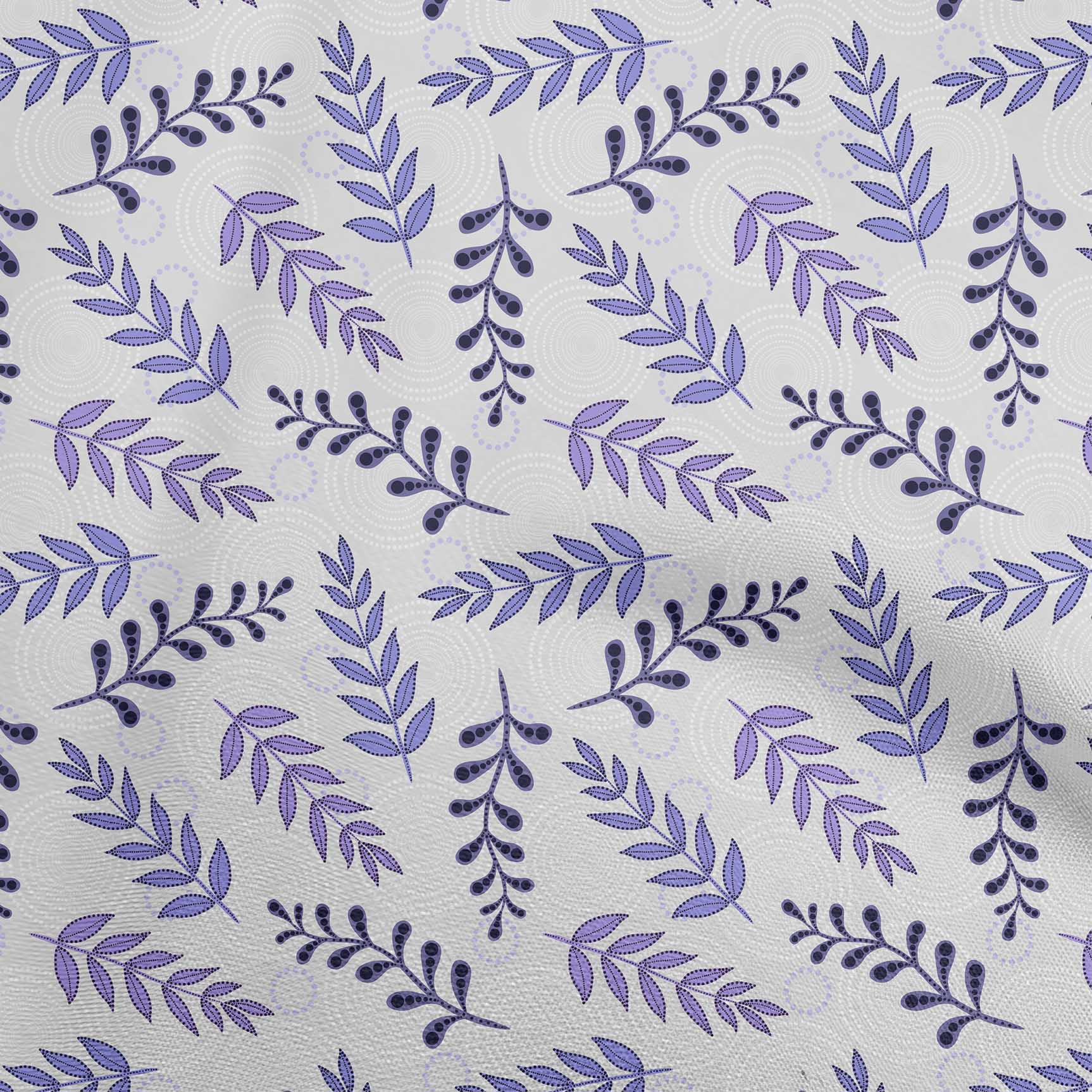 

OneOone Бавовняна гнучка коричнева тканина з квітковим малюнком у крапку Швейна тканина з принтом у дворі 40 дюймів 42 Inch Wide - Viscose Chiffon фіолетовий