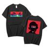 Lomepal Concert Jeannine Rapper Hip Hop Music Album Double Sided Print Tshirt Summer Unisex Women Fashion Oversized Black T-shirt