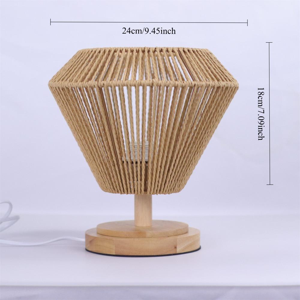 JOYINLED Boho 3 Light Rattan Pendant Lamp Retro Ceiling Hanging Light Fixture for Living Room Home Decor E27 Indoor Lighting