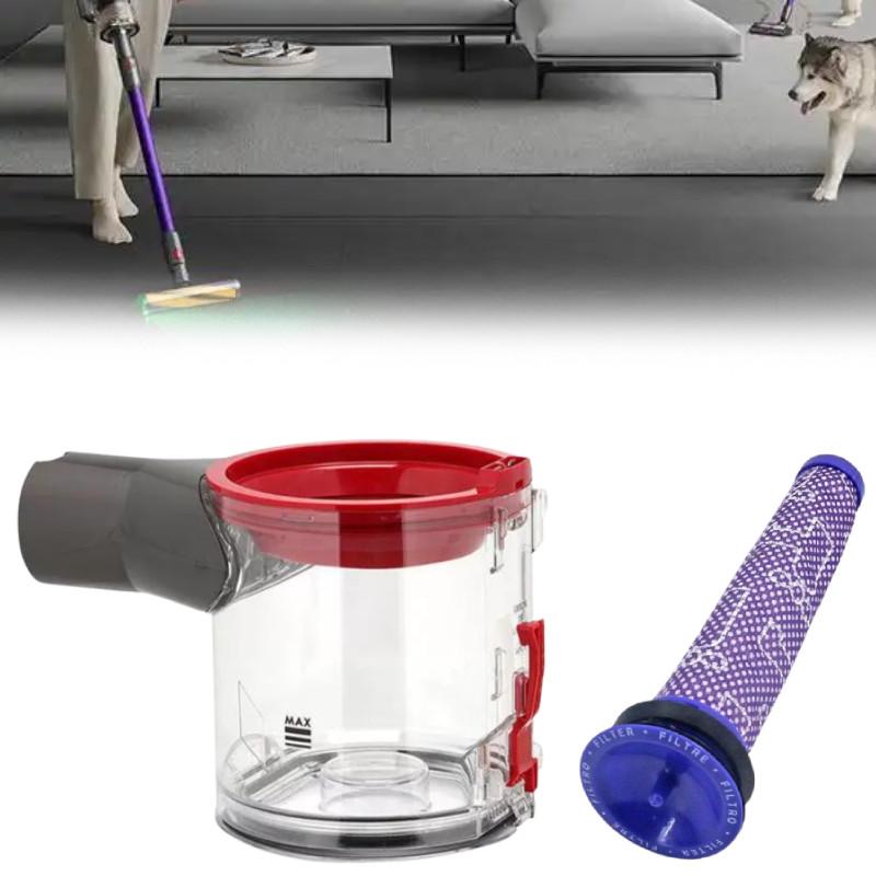 Dyson V7 For V8 Sv10 Sv11 Dust Container Bucket Filter Element Home Cleaning