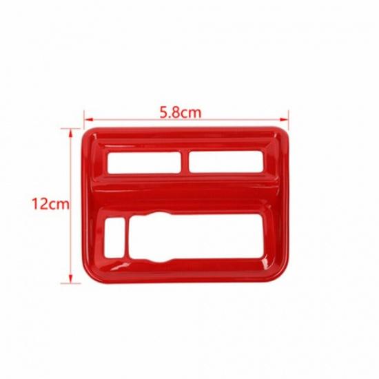 Car Headlight Switch Control Frame Cover 1* For Ford F-150 -2024 Bright Red