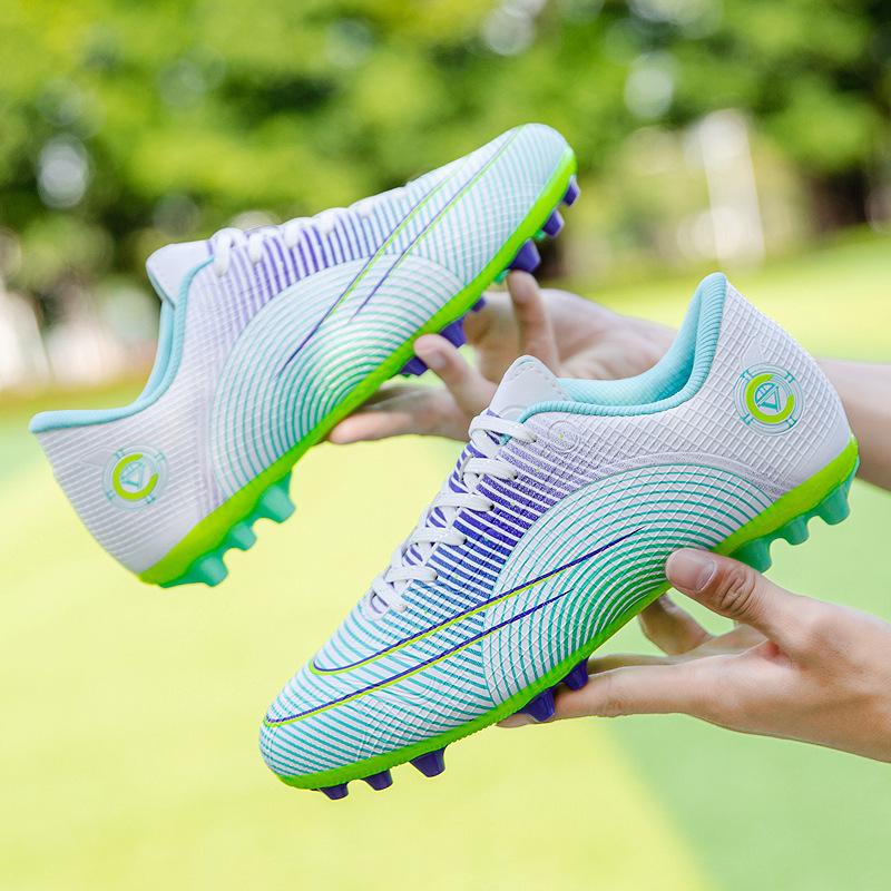 Low Top Football Shoes Men's Broken Nails TF Children Boys and Girls Students AG Long and Short Nails Flat Bottom Student Training Shoes