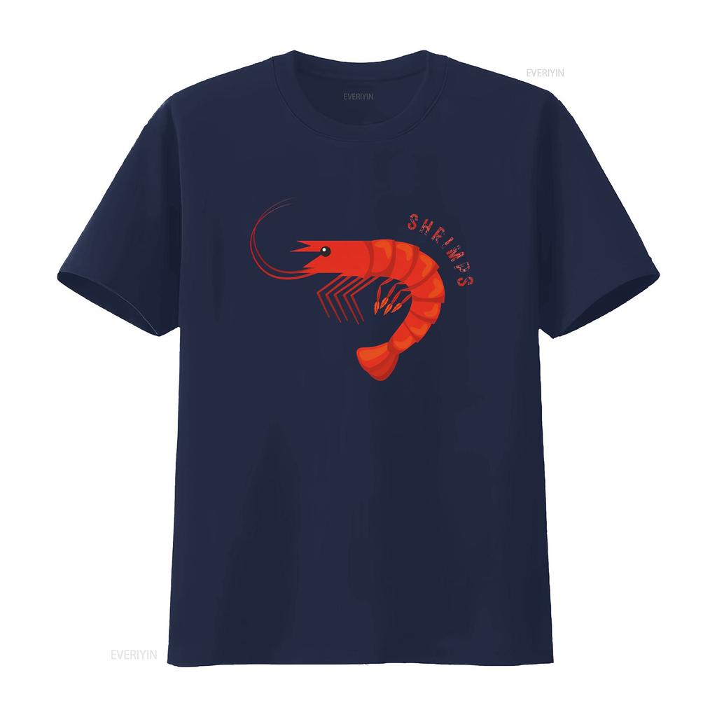 Shrimps T Shirt Jersey Vintage Washed Unisex Homme Versatile Breathable Top For Everyday Wear Streetwear Designer Clothes