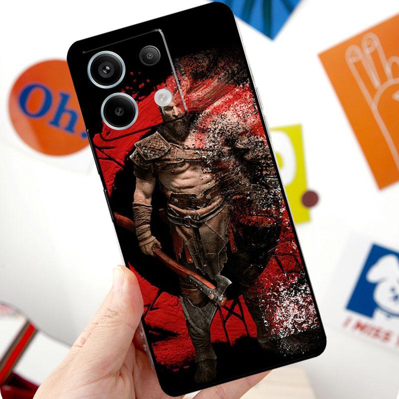 God of War Funda For Xiaomi Redmi Note 14 Pro 10 11 12 13 Pro 11S 12S Case For Redmi 15 14C 12C 10C 13C