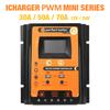 Pwm   Solar Charge Controller 12/24V 30/50/70A Battery Regulator Dual Usb 5V Lcd