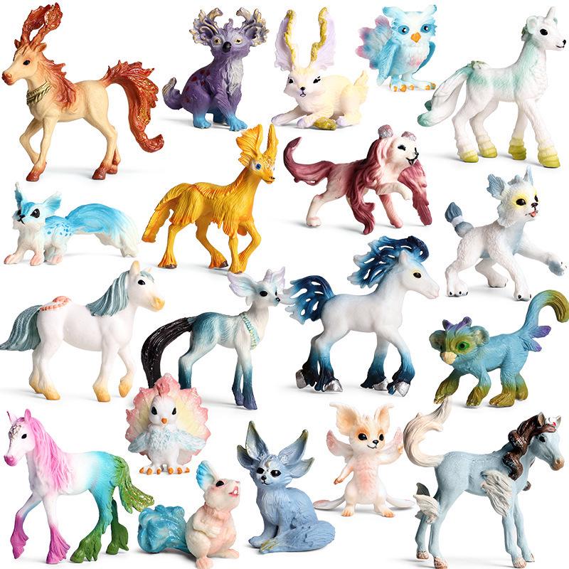 Mythical Creatures Model Toys: Unicorns, Pegasus, and Elves