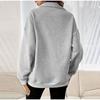 Casual Pullover Women Short Loose Autumn Winter Lapel Zippers Pockets Female's Hoodie Full Sleeve Solid Tops Lady Soft All-match