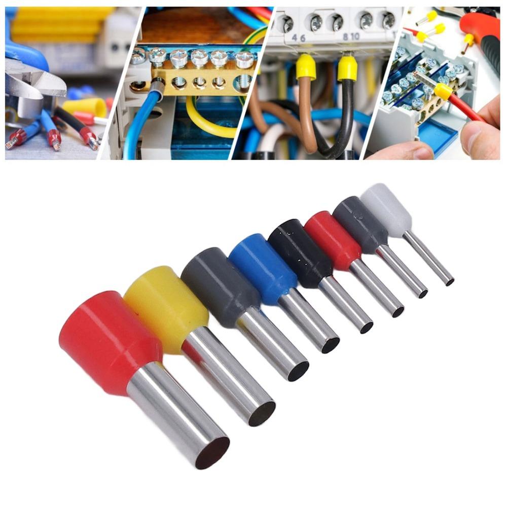 1200 Pcs 0.5mm-10mm Wire Ferrule Terminal Kit 22 AWG to 8 AWG Wire Crimp Terminal  Wire Connection
