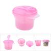 1ks Přenosný dávkovač mléčného prášku pro kojence a batolata (Růžový)