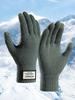 Korean Fall Winter Warm Touchscreen Knit Gloves In Green