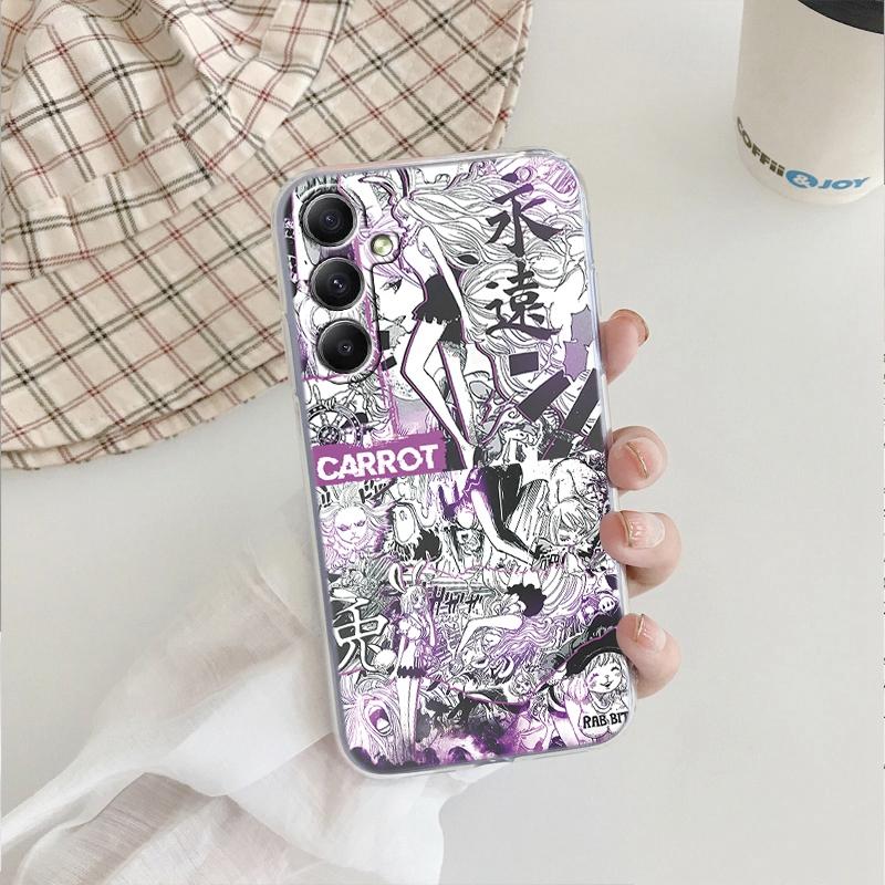 

Модный аниме мягкий прозрачный силиконовый чехол для Xiaomi Redmi Note 13 14T 15 Samsung A55 A35 M35 S24 iPhone Huawei Honor Camera защитный противоударный чехол Redmi 13C 4G